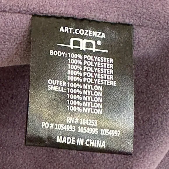Horseware AA Platinum Cozenza Padded Fleece - Light Plum Women's Sz S - Picture 10 of 16